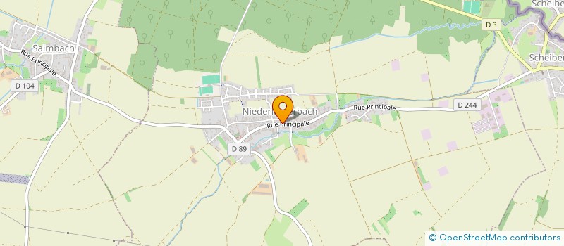 localisation de l'entreprise MONSIEUR JEAN SCHEURER  NIEDERLAUTERBACH