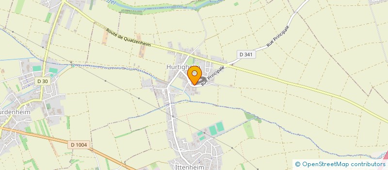 localisation de l'entreprise MONSIEUR JEAN SCHMITT  HURTIGHEIM