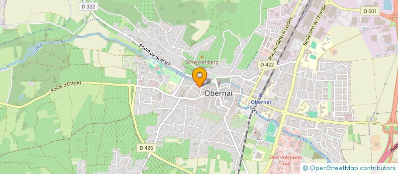 localisation de l'entreprise MONSIEUR JEAN SCHMITT  OBERNAI