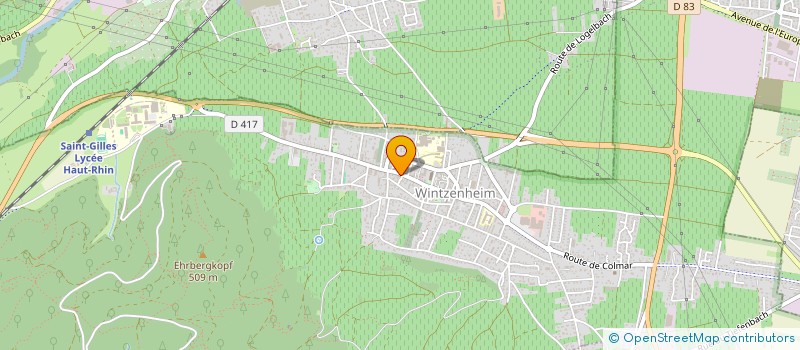 localisation de l'entreprise MONSIEUR JEAN SCHMITT  WINTZENHEIM