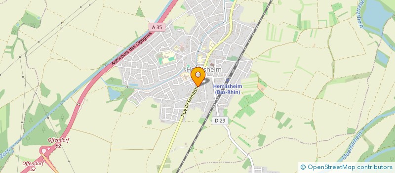 localisation de l'entreprise MONSIEUR JEAN SCHNOERING  HERRLISHEIM