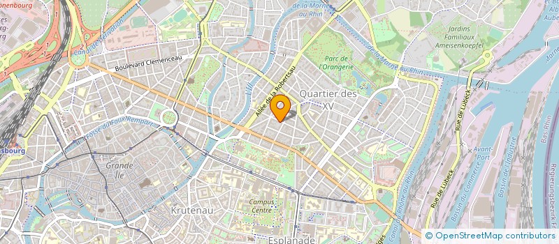 localisation de l'entreprise MONSIEUR JEAN SCHUHLER à STRASBOURG