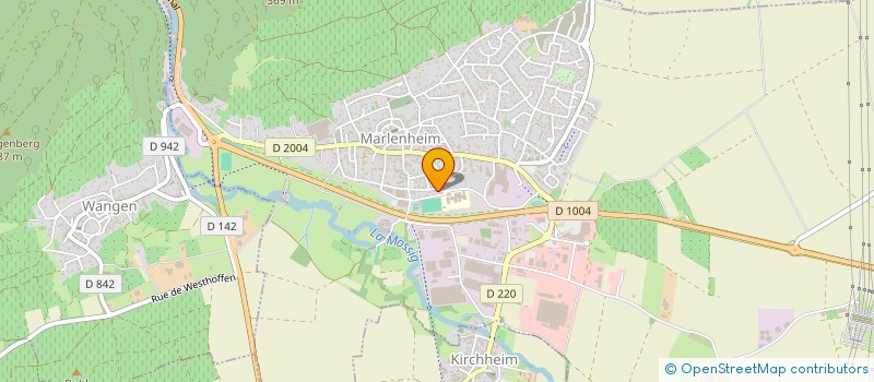 localisation de l'entreprise MONSIEUR JEAN SCHULER à MARLENHEIM