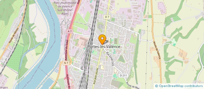 localisation de l'entreprise MONSIEUR JEAN SCHULLER à PORTES-LES-VALENCE