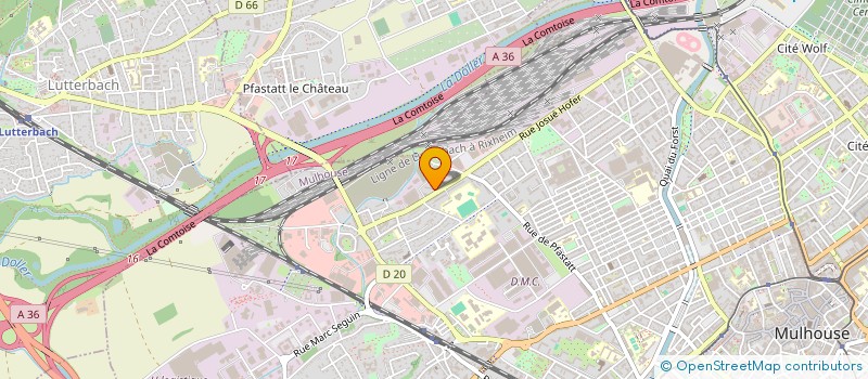 localisation de l'entreprise MONSIEUR JEAN SCHUR  MULHOUSE