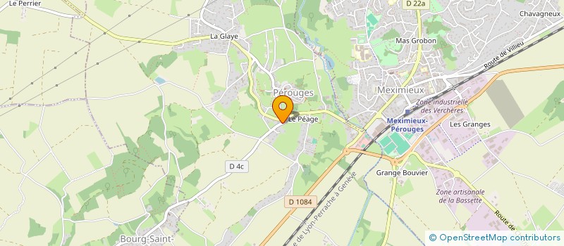 localisation de l'entreprise MONSIEUR JEAN SCHUTTERLE  PEROUGES