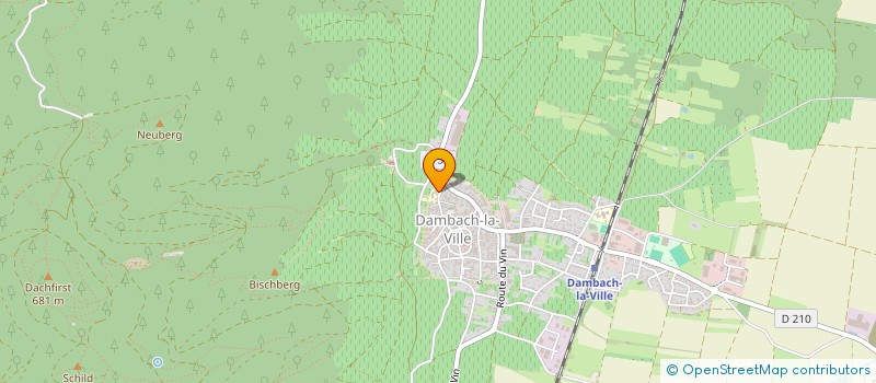 localisation de l'entreprise MONSIEUR JEAN SCHUTZ  DAMBACH-LA-VILLE