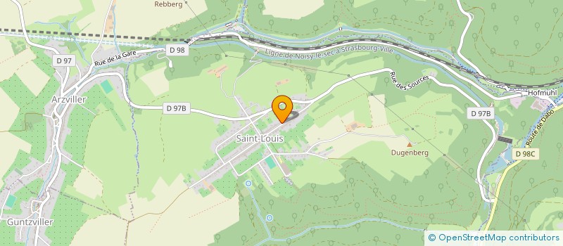 localisation de l'entreprise MONSIEUR JEAN SCHUTZ-KUCHLY  SAINT-LOUIS