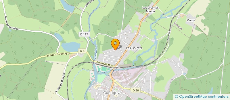 localisation de l'entreprise MONSIEUR JEAN SCHWARTZ à GUERIGNY