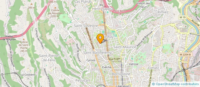 localisation de l'entreprise MONSIEUR JEAN SCIABONI à NICE