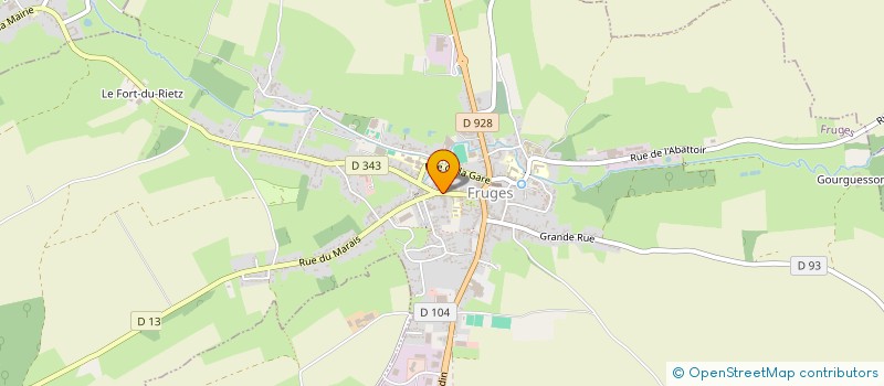 localisation de l'entreprise MONSIEUR JEAN SCRIBOT  FRUGES