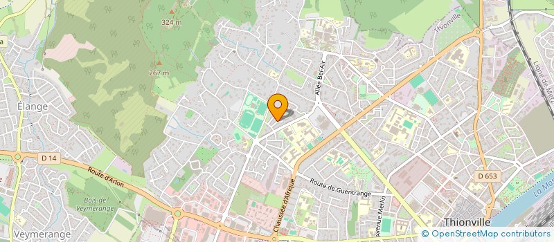 localisation de l'entreprise MONSIEUR JEAN SEBASTIEN BALVA  THIONVILLE