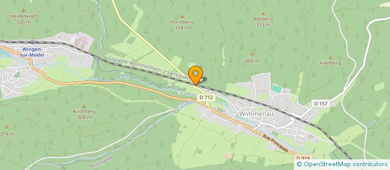 localisation de l'entreprise MONSIEUR JEAN SEBASTIEN BECK  WIMMENAU