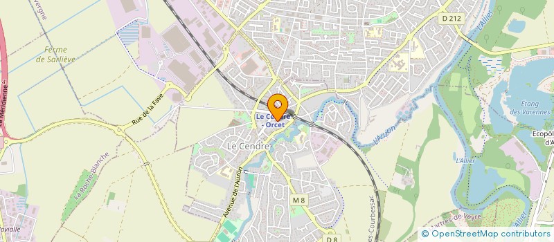 localisation de l'entreprise MONSIEUR JEAN-SEBASTIEN BEUREL  LE CENDRE