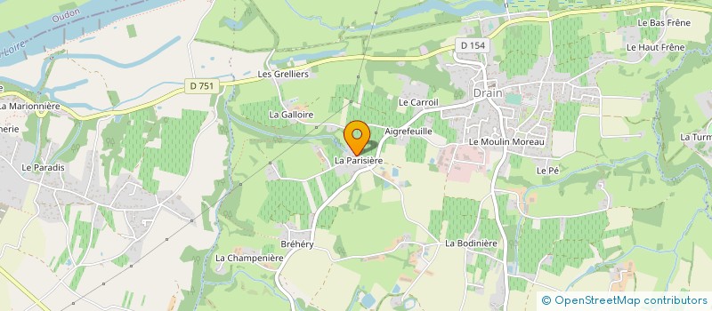 localisation de l'entreprise MONSIEUR JEAN SEBASTIEN BIDET à MONTREVAULT-SUR-EVRE