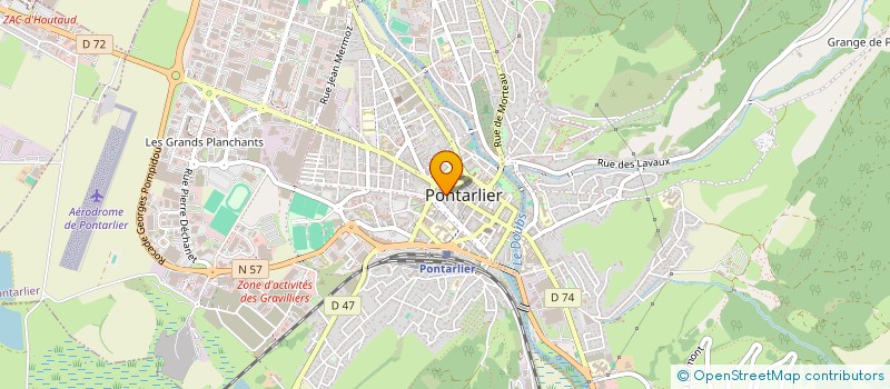 localisation de l'entreprise MONSIEUR JEAN SEBASTIEN BREUILLARD à PONTARLIER