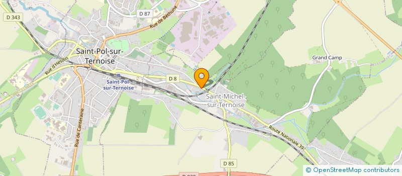 localisation de l'entreprise MONSIEUR JEAN-SEBASTIEN CHAMILLARD à SAINT-MICHEL-SUR-TERNOISE