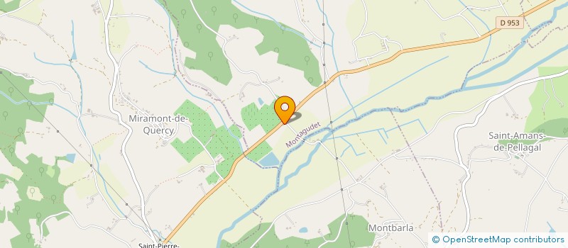 localisation de l'entreprise MONSIEUR JEAN-SEBASTIEN CHRESTIAN  MONTAGUDET