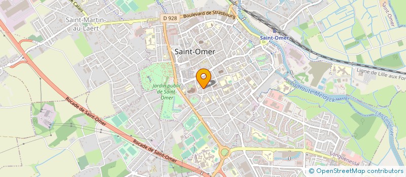 localisation de l'entreprise MONSIEUR JEAN-SEBASTIEN DELOZIERE  SAINT-OMER