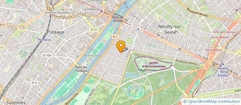 localisation de l'entreprise MONSIEUR JEAN-SEBASTIEN DUVAUD à NEUILLY-SUR-SEINE