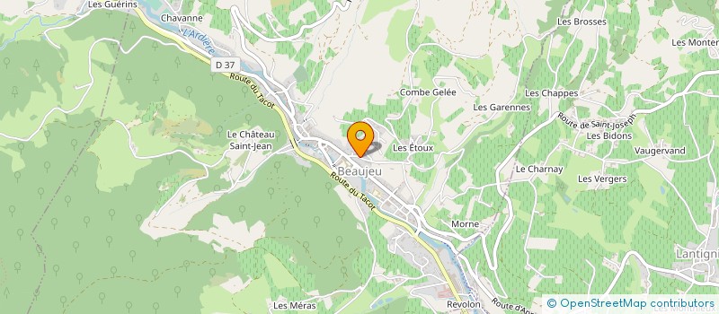 localisation de l'entreprise MONSIEUR JEAN-SEBASTIEN FIZE à BEAUJEU