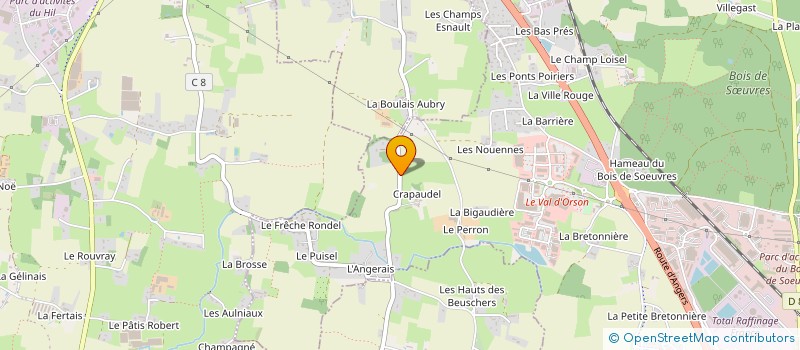 localisation de l'entreprise MONSIEUR JEAN-SEBASTIEN FREREUX  VERN-SUR-SEICHE