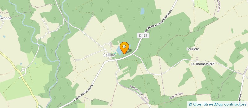 localisation de l'entreprise MONSIEUR JEAN SEBASTIEN GUILLY  VALLOIRE-SUR-CISSE