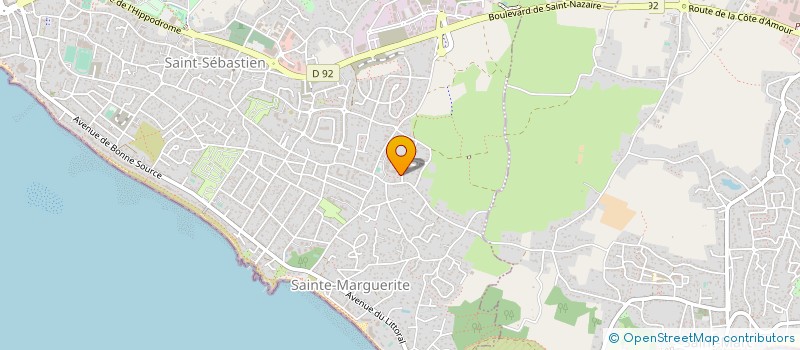 localisation de l'entreprise MONSIEUR JEAN-SEBASTIEN GUINARD  PORNICHET