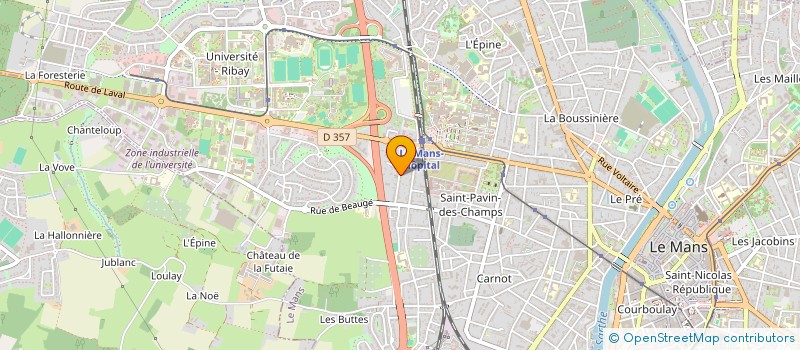 localisation de l'entreprise MONSIEUR JEAN-SEBASTIEN GUITTET  LE MANS