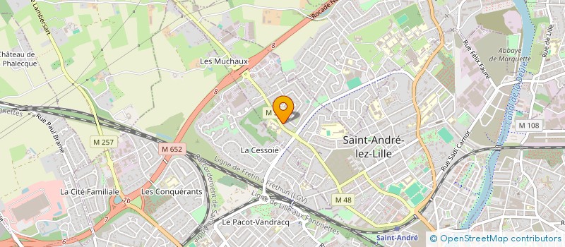 localisation de l'entreprise MONSIEUR JEAN-SEBASTIEN LEBON à SAINT-ANDRE-LEZ-LILLE