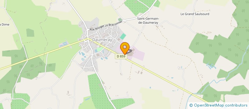localisation de l'entreprise MONSIEUR JEAN-SEBASTIEN LEGEAY  MORANNES SUR SARTHE-DAUMERAY