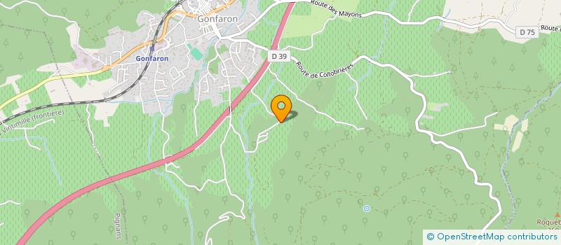 localisation de l'entreprise MONSIEUR JEAN-SEBASTIEN MARROCQ  GONFARON