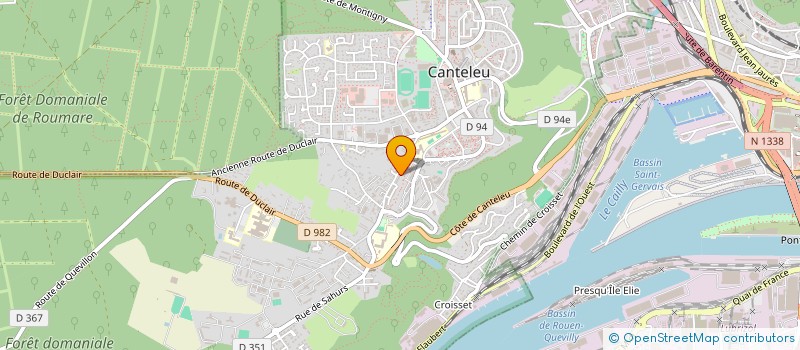 localisation de l'entreprise MONSIEUR JEAN-SEBASTIEN MARTIN  CANTELEU