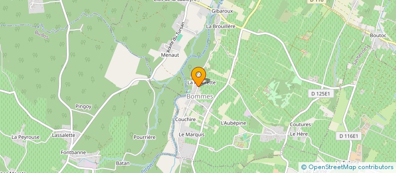 localisation de l'entreprise MONSIEUR JEAN-SEBASTIEN MERCERON  BOMMES