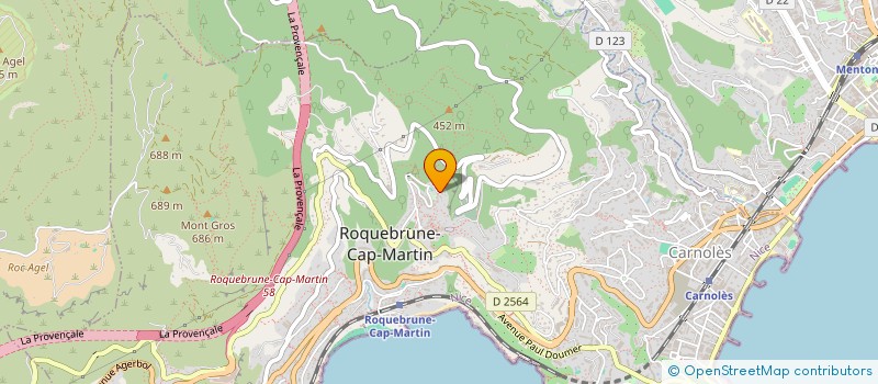 localisation de l'entreprise MONSIEUR JEAN-SEBASTIEN MONTALTO à ROQUEBRUNE-CAP-MARTIN