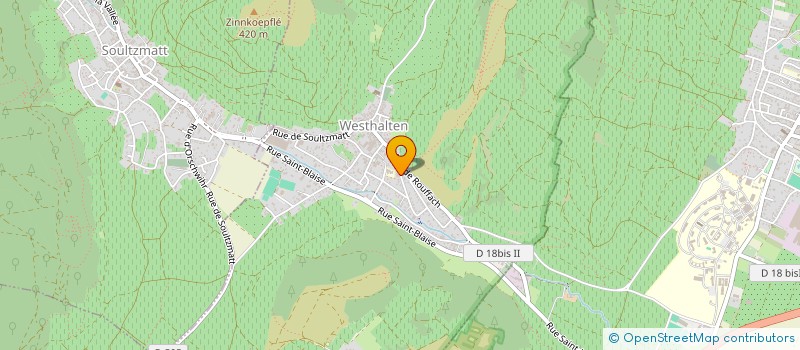 localisation de l'entreprise MONSIEUR JEAN-SEBASTIEN MORISOT  WESTHALTEN