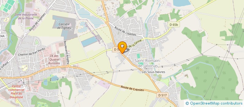 localisation de l'entreprise MONSIEUR JEAN-SEBASTIEN NESME  SAINT-ROMAIN-DE-JALIONAS