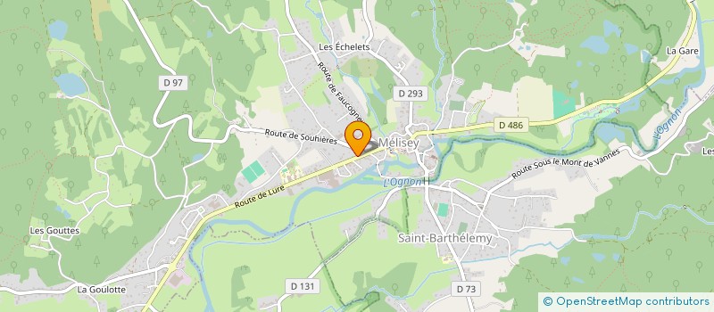 localisation de l'entreprise MONSIEUR JEAN-SEBASTIEN PERNOT  MELISEY