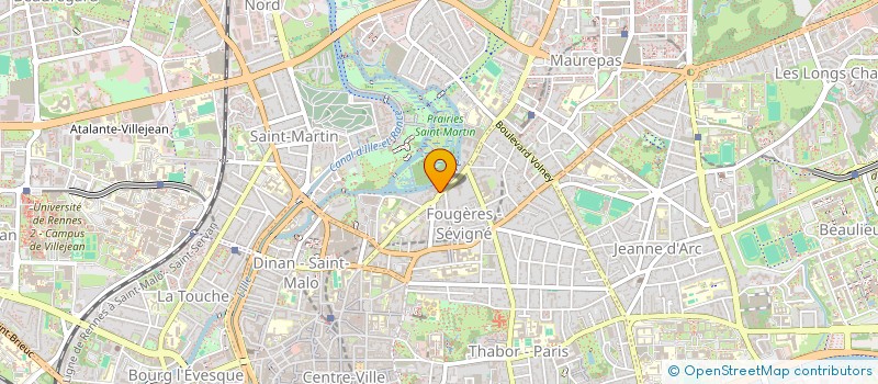 localisation de l'entreprise MONSIEUR JEAN-SEBASTIEN QUEGUINER  RENNES