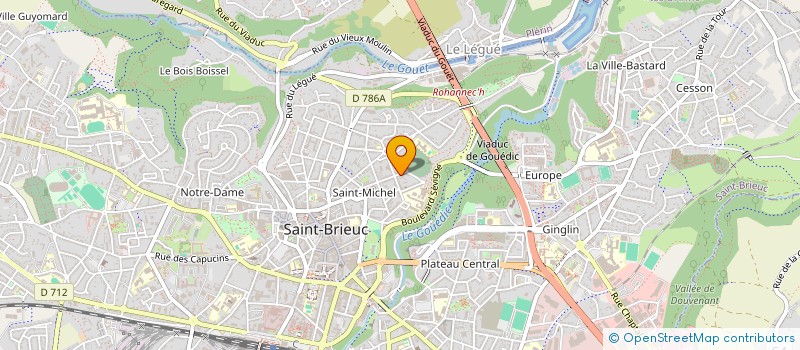 localisation de l'entreprise MONSIEUR JEAN-SEBASTIEN RAOULT à SAINT-BRIEUC