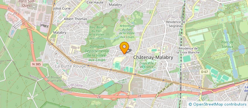 localisation de l'entreprise MONSIEUR JEAN-SEBASTIEN REILHAC à CHATENAY-MALABRY