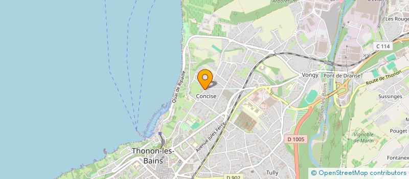 localisation de l'entreprise MONSIEUR JEAN SEBASTIEN ROUX à THONON-LES-BAINS