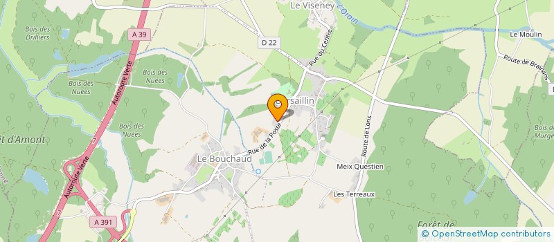 localisation de l'entreprise MONSIEUR JEAN-SEBASTIEN SADOT  BERSAILLIN