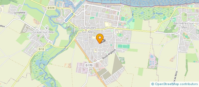 localisation de l'entreprise MONSIEUR JEAN-SEBASTIEN SOPHIE  GRAYE-SUR-MER