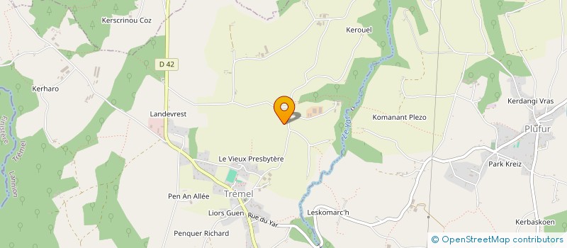 localisation de l'entreprise MONSIEUR JEAN-SEBASTIEN VACHON  TREMEL