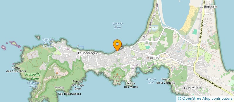 localisation de l'entreprise MONSIEUR JEAN-SEBASTIEN VALLADE à HYERES