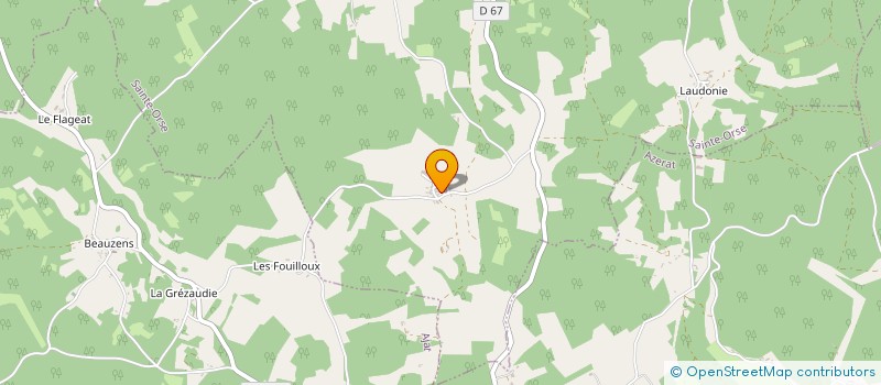 localisation de l'entreprise MONSIEUR JEAN SEBASTIEN VERGNES  SAINTE-ORSE