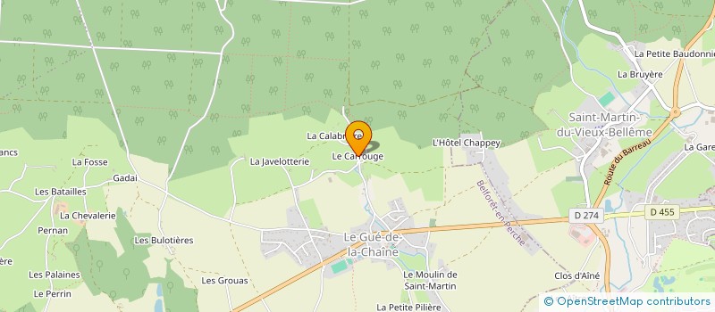 localisation de l'entreprise MONSIEUR JEAN SECONDI à BELFORET-EN-PERCHE