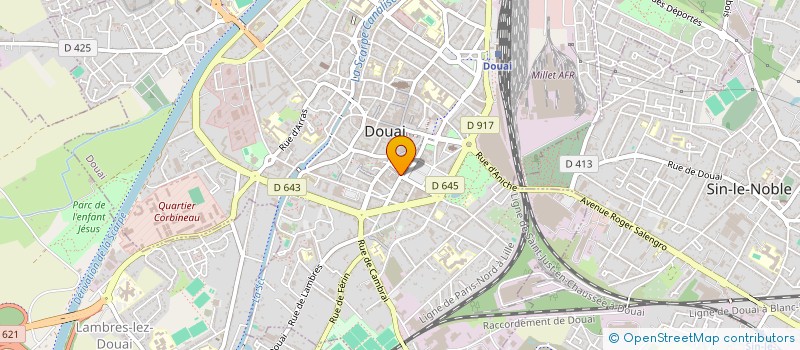 localisation de l'entreprise MONSIEUR JEAN SEGARD à DOUAI