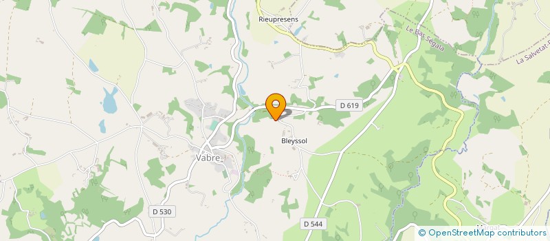 localisation de l'entreprise MONSIEUR JEAN SEGOND  LE BAS SEGALA